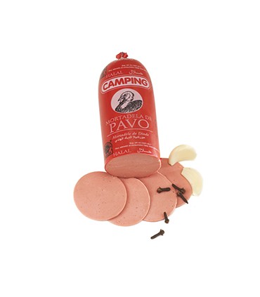 Halal turkey mortadella - Camping - 400gr