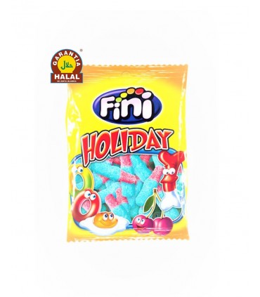 Blue and Pink Bottles - Halal Candies - Gluten Free and 0% Fat - Fini - 100 gr