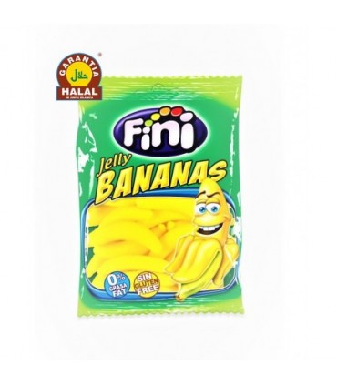 Bananes - Friandises Halal - Sans gluten et 0% de matières grasses - Fini - 100 gr