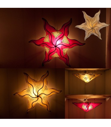 Ceiling Lamp Sol - Skin Forge - Painted in Henna - 45 cm
