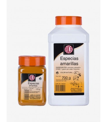 Spezie gialle - Colorante 100% naturale - Selezione di spezie orientali - Ruca