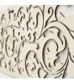 Wooden Lattice - Laser Cut - Celtic Design - Off White - 80 x 30 cm