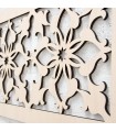 Celosia in legno - Taglio laser - Design medievale - 120x 50 cm