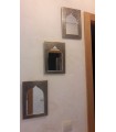 Engraved Brass Mirror -6 Sizes-Arab Arch - Gold or Silver Online
