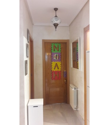 Türkische Lampe - Glas Murano - Mosaik - hohe Qualität - 25 cm