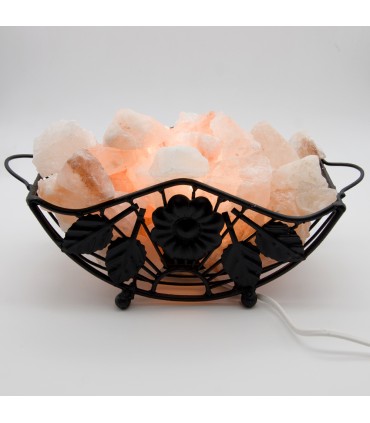 Himalaya-Salzlampe - Eisenfruchtkorb