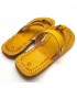 Gelbe Frau Sandale - 100% Leder - Safra Modell