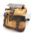 Zaino 100% Pelle - Pelletteria - Modello Aans - Diverse Tasche