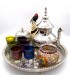Conjunto para Chá - 12 Copos + Bule 1,2 l + Açucareiro + Bandeja + Morito + Castiçais