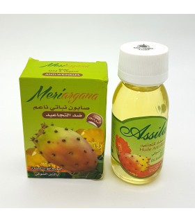 Pack Savon à l'Huile de Figue de Barbarie + Huile de Figue de Barbarie - Assilah