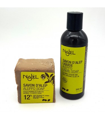 Pack Jabón + Champú Aceite Oliva y Laurel Aleppo - Najel