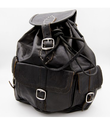 Handmade Leather Backpack - Leather Goods - Model Beldi