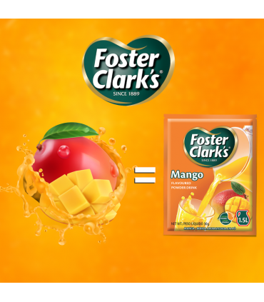 Boisson instantanée à la mangue - Foster Clark's - 30g - 1,5 L