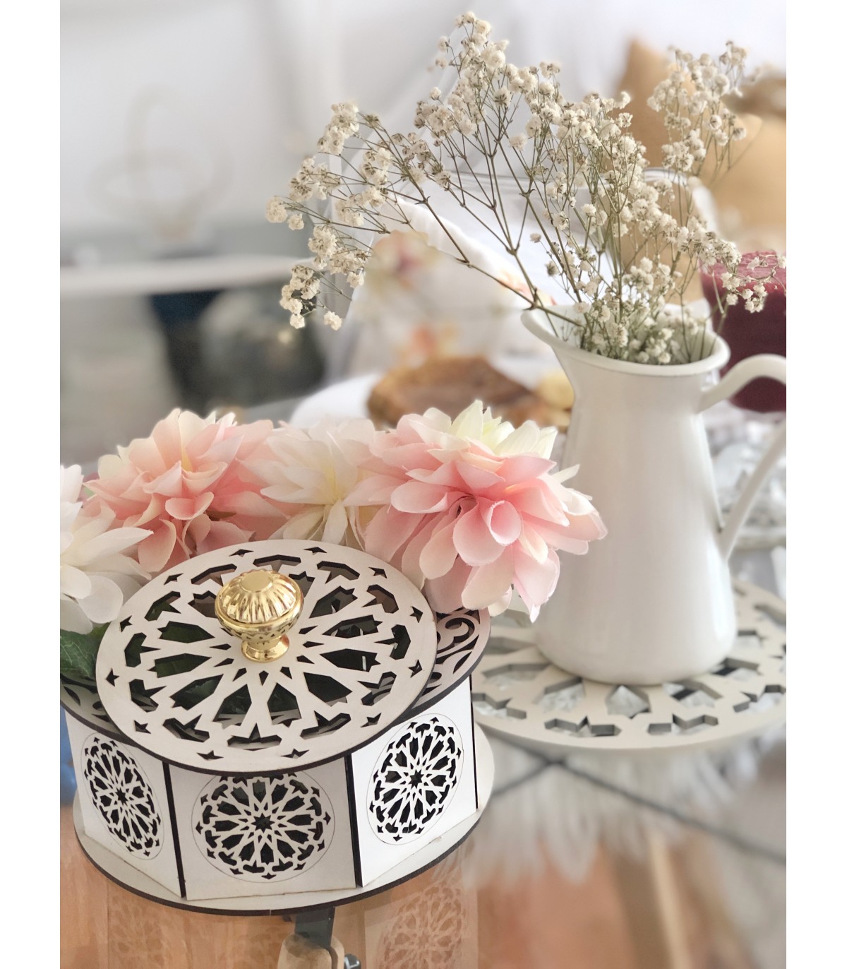 Sottobicchieri In Tessuto Con Supporto: Set Da 6 Salviette Assorbenti Per Proteggere Il Tavolo (decorazione Casa) - 3