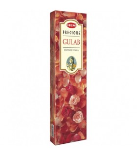 Bâtons d'encens PRECIOUS GULAB - HEM - 20 gr - ROSE
