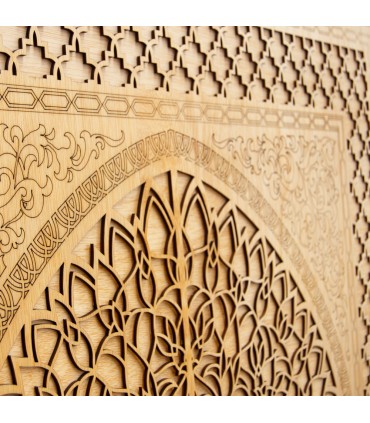 Sultan Door - Decorative Wood Lattice - 100 x 88 cm