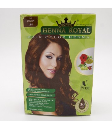 Henna Marrón Royal - Corona - Novedad - Regalo Guantes + Pincel