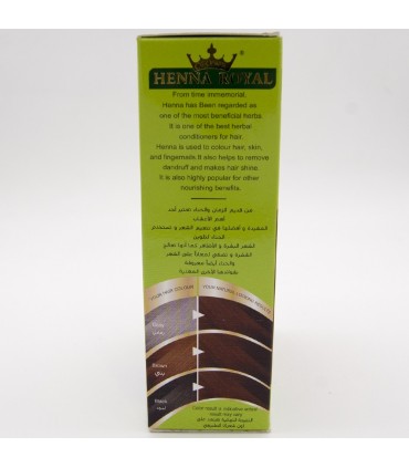 Royal Brown Henné - Couronne - Nouveauté - Gants cadeaux + pinceau