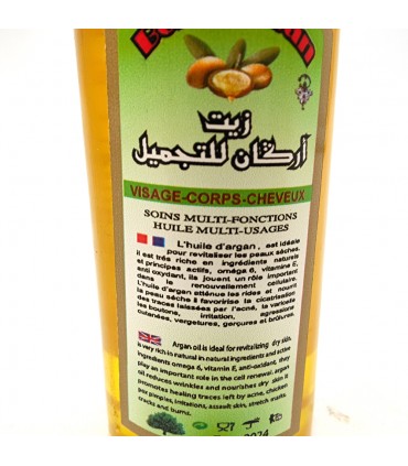 Olio di Argan Bio - Novità - 100% Puro ed Ecologico - Viso - Capelli - Corpo