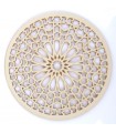 Reticolo arabo traforato - Legno tagliato al laser - Modello 7-30 cm