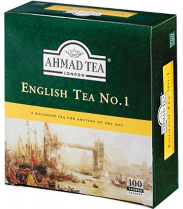 Té Earl Grey - Bolsitas De Té - AHMAD TEA LONDON - 100 Bolsitas - 200gr