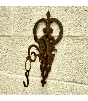 Lampada o appendiabiti da parete in ottone antico - Fatto a mano - Decorazione marocchina - Pezzo unico