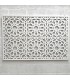 QUADRO CELOSIA ÁRABE - ALHAMBRA DESIGN - COR BRANCA 160cm x 100cm x 1cm