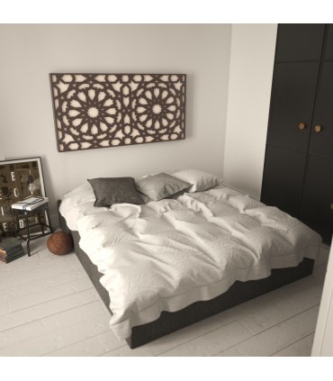 RGB LED Backlit Bed Headboard + Mobile Control