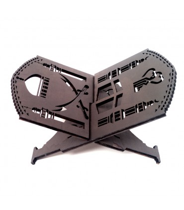 Porta-livros sagrado - Porta-livros do Alcorão - 100% Madeira - Modelo Al-Madina