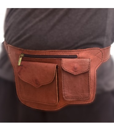 Artisan Fanny Pack - 100% Leather - High Quality Leather Goods - Basita Model
