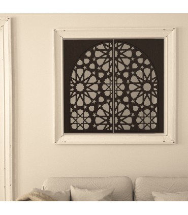 Ventana Samai Madera - 2 Hojas - 100 x 100 cm