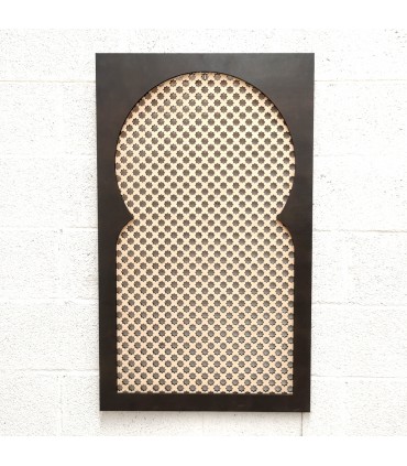 DECORATIVE WINDOW - ARABIC CELOSIA - MODEL Najma Nafila nº2 - 100 x 60cm x 2cm
