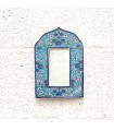 Decorative Mirror - 100% Handmade Vintage Style Decoration - Hak Model nº2 BLUE - 20 x 14cm