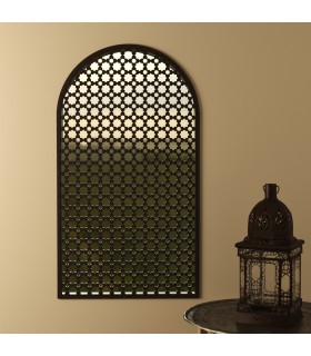 Puerta Sultán - Celosía Madera Decorativa - 100 x 88 cm