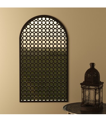 Arabic Window - Arabic Latticework - Naafila Abiad Model - 60 x 34 cm x 1cm
