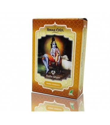 Henna Naturale per Tingere i Capelli -Biondo Dorato- Radhe Shyam - 100 gr
