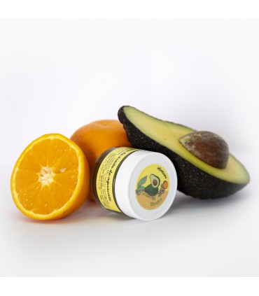 Creme facial (Azahar-Naranja - Chocolate) 25Gr de óleo de abacate