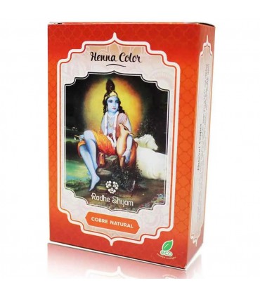 Henna Naturale per Tingere i Capelli - Colore Rame - Radhe Shyam - 100 gr