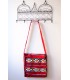 Bolsa de tapeçaria de lã artesanal berbere - modelo Jibli Ajmar
