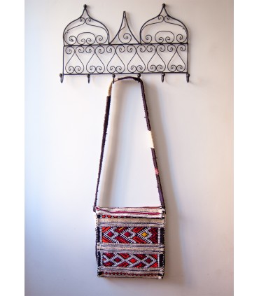 Bolso Tapiz Lana Artesanal Bereber - Modelo Jibli Baida