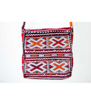 Berber handgefertigte Wollteppich-Tasche - Jibli Studs Model