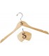 Wooden Hanger Engraved and Personalized with Laser