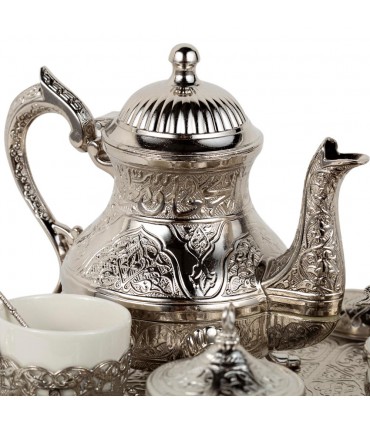 Bule de Ferro Fundido Gravado DELUXE - Modelo Istambul