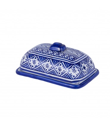 Mantequillera Cerámica Fez - Artesanía Marroquí - Modelo SUBDA
