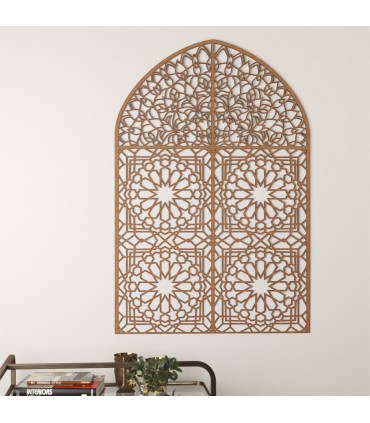Arabisches Gitterfenster - Modell Bab Alhambra - 100 x 60 cm
