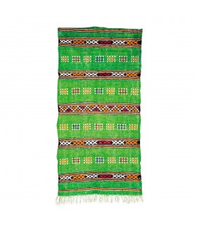 Arazzo berbero in lana - kilim Ahdar - 120 x 58 cm
