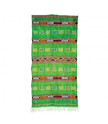 Berber Wool Tapestry - kilim Ahdar - 120 x 58 cm