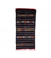 Tapeçaria de lã berbere - Kilim Aswad - 120 x 52 cm