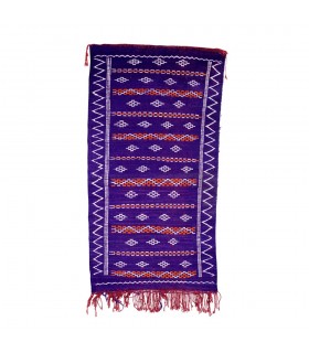 Berber Wool Tapestry - Kilim Banafsiyi - 105 x 52 cm