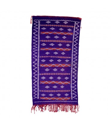 Berber Wool Tapestry - Kilim Banafsiyi - 105 x 52 cm